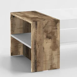 Viadurini Living Moderne Couchtische-Niedriger Couchtisch für das Wohnzimmer aus weißem Holz 3 Ausführungen - Rames