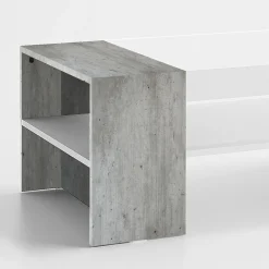 Viadurini Living Moderne Couchtische-Niedriger Couchtisch für das Wohnzimmer aus weißem Holz 3 Ausführungen - Rames