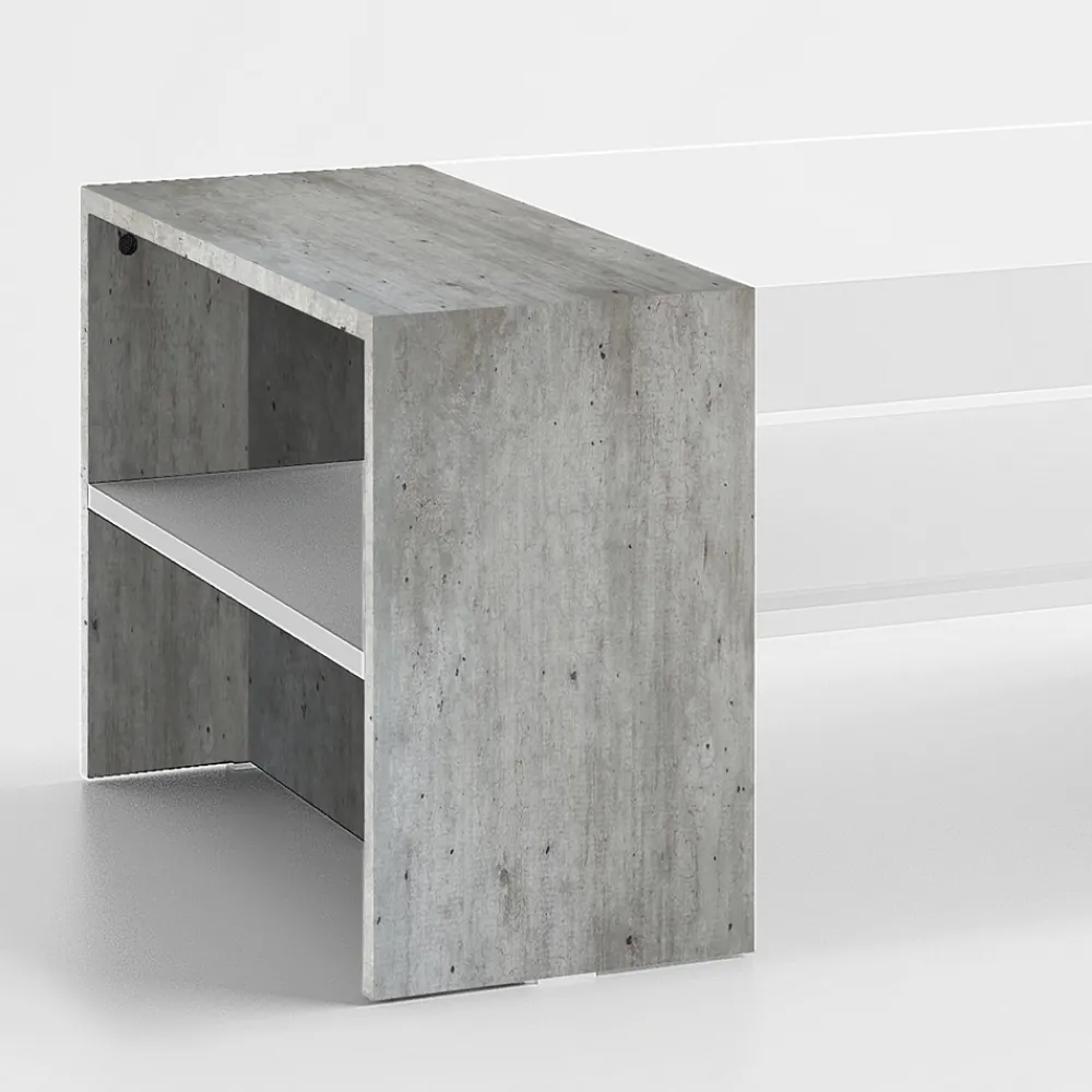 Viadurini Living Moderne Couchtische-Niedriger Couchtisch für das Wohnzimmer aus weißem Holz 3 Ausführungen - Rames