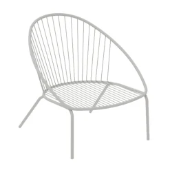 Viadurini in the Garden Metallsessel-Niedriger stapelbarer Gartensessel aus Stahl Made in Italy - Sansa