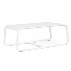 Viadurini in the Garden Garten Beistelltisch-Niedriger Tisch im Freien aus weiß oder anthrazit lackiertem Aluminium - Aniello