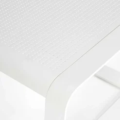 Viadurini in the Garden Garten Beistelltisch-Niedriger Tisch im Freien aus weiß oder anthrazit lackiertem Aluminium - Aniello