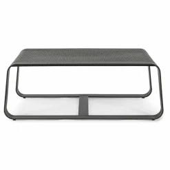 Viadurini in the Garden Garten Beistelltisch-Niedriger Tisch im Freien aus weiß oder anthrazit lackiertem Aluminium - Aniello