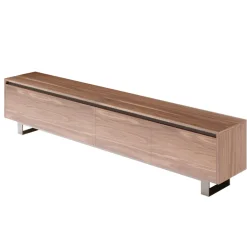 Viadurini Living Anrichte-Niedriges Sideboard aus Holz mit Metallgestell Made in Italy - Berta