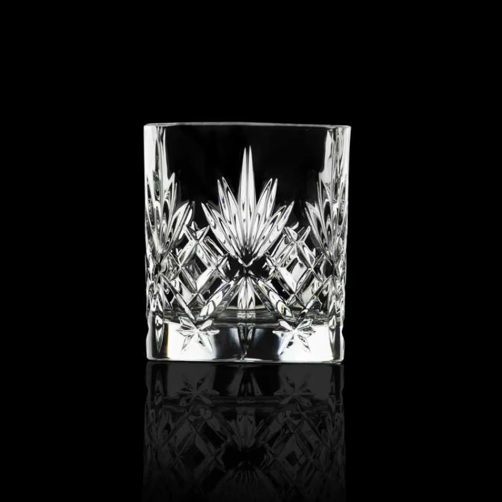 Viadurini Kitchen Italienisches Kristallgeschirr-Old Fashioned Tumbler Low Cocktail Gläser 12 Stück Kristall - Cantabile