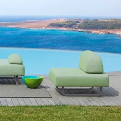 Viadurini in the Garden Stoffsessel-Outdoor Design Sessel aus Metall und Stoff Made in Italy - Selia