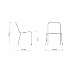 Viadurini in the Garden Gartenstühle Metall-Outdoor Design Stuhl aus Stahl und PVC Made in Italy - Madagaskar