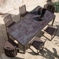 Viadurini in the Garden Gartenstühle Metall-Outdoor Dining Armchair in Aluminium und Luxus Design Seile - Julie