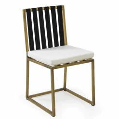 Viadurini in the Garden Gartenstühle Metall-Outdoor Dining Chair in Aluminium und Luxus Design Rope 3 Oberflächen - Julie