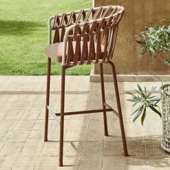 Varaschin Outdoor Hocker-Outdoor Hocker aus Aluminium Made in Italy - Emmacross von