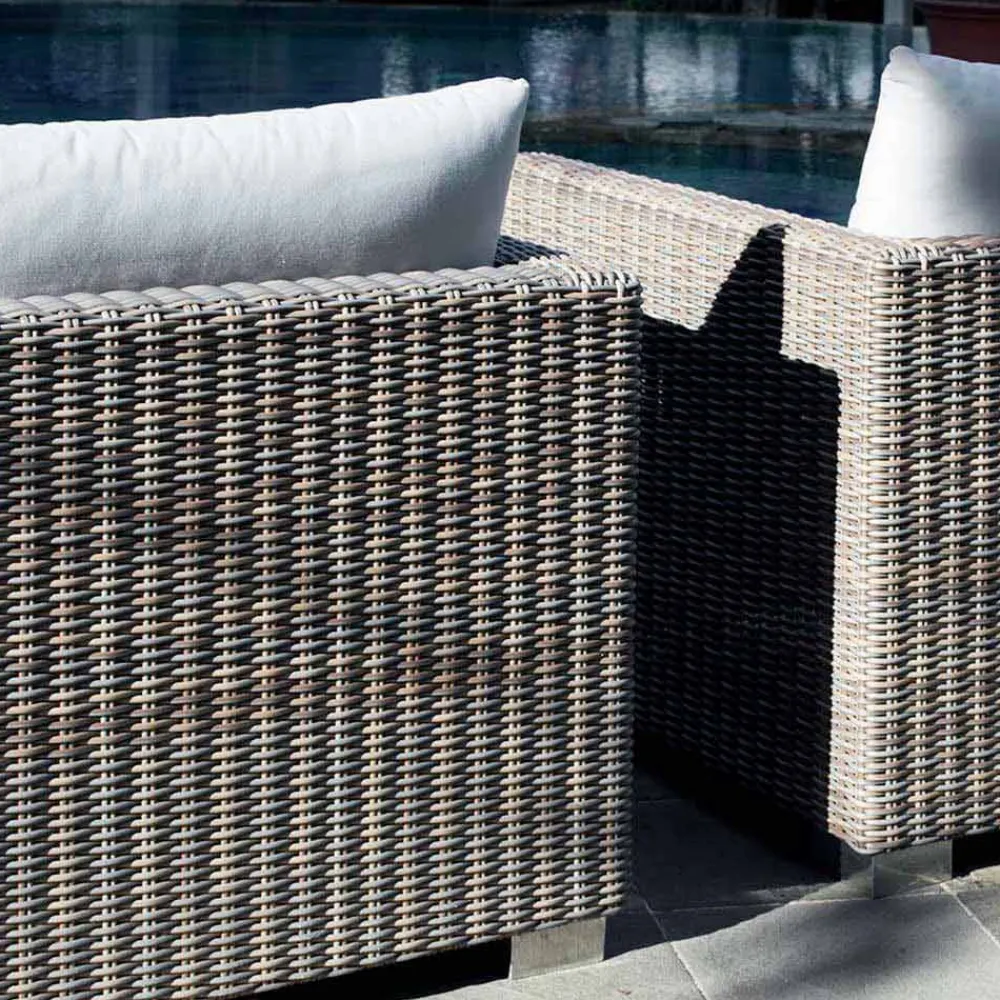 Viadurini in the Garden Garten Lounge Set-Outdoor Lounge Set in Rattan Optik handmade Rita modernes Design