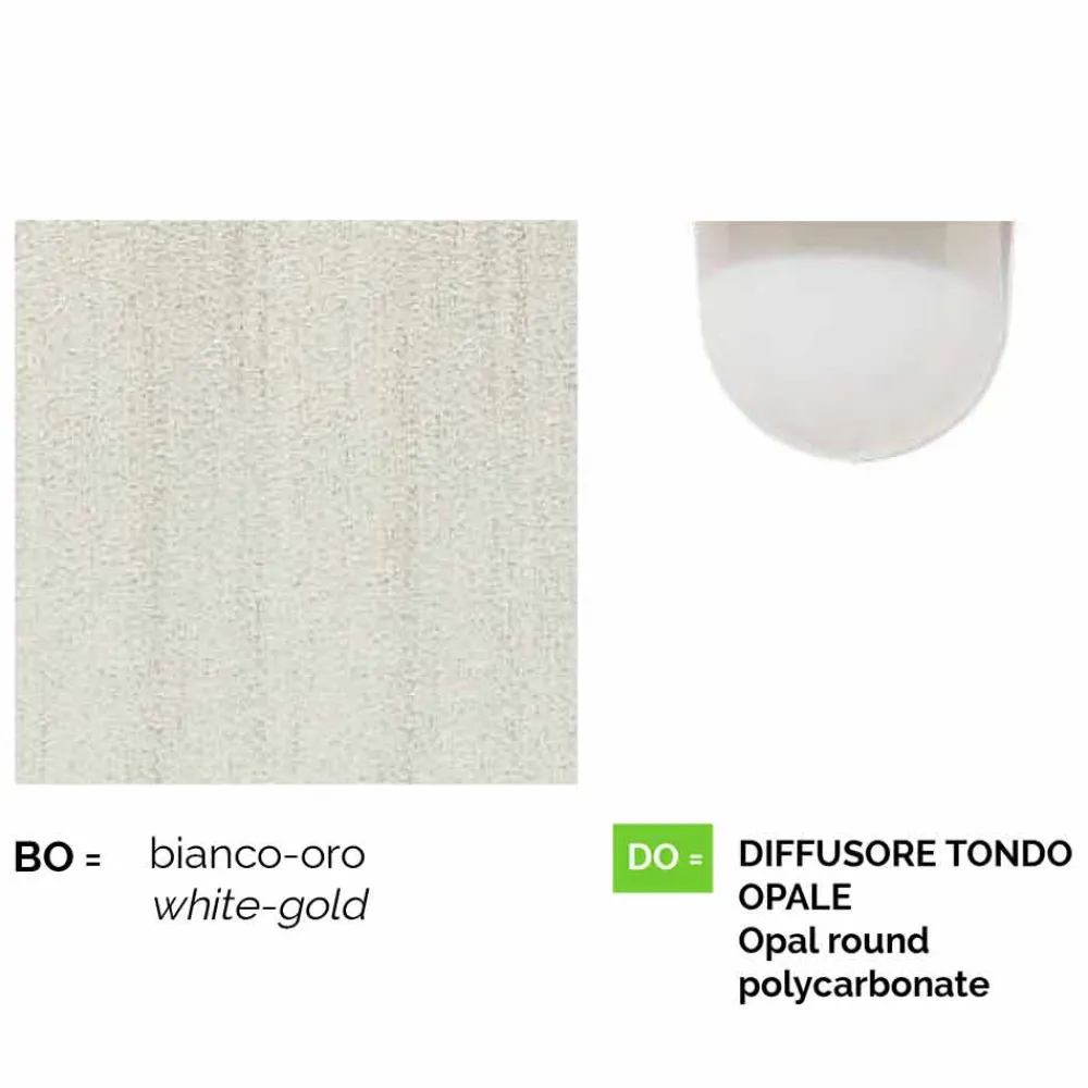 Viadurini Lighting Pendelleuchten Vintage-Outdoor Pendelleuchte aus weißem Aluminium, made Italy, Anusca