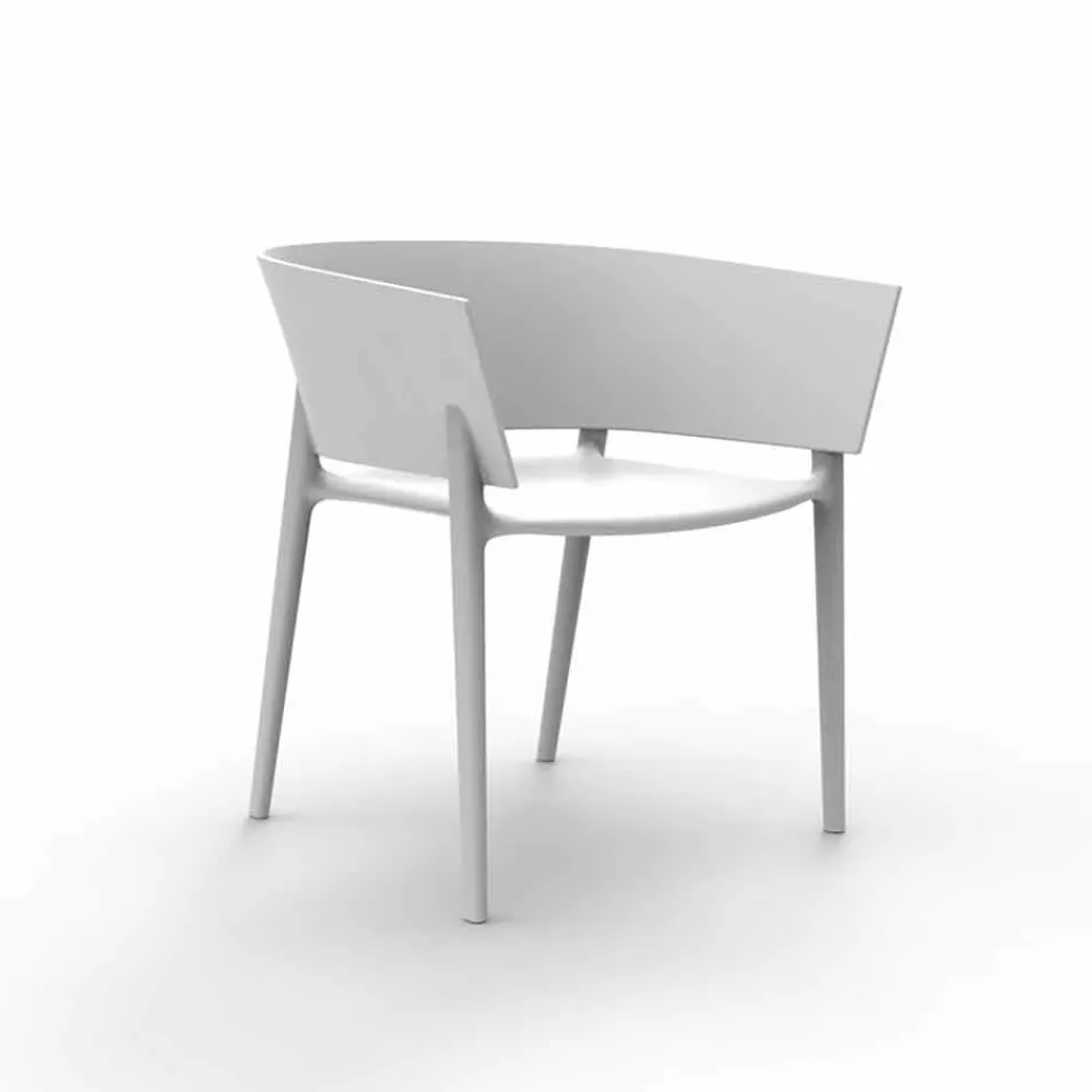 Vondom Sessel Kunststoff-Outdoor Sessel Designer Eugeni Quitllet, Afrika Kollektion von , 4 Stück