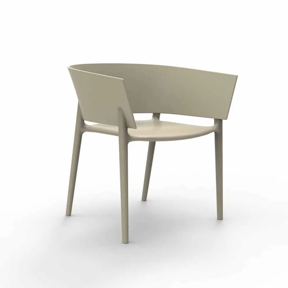 Vondom Sessel Kunststoff-Outdoor Sessel Designer Eugeni Quitllet, Afrika Kollektion von , 4 Stück