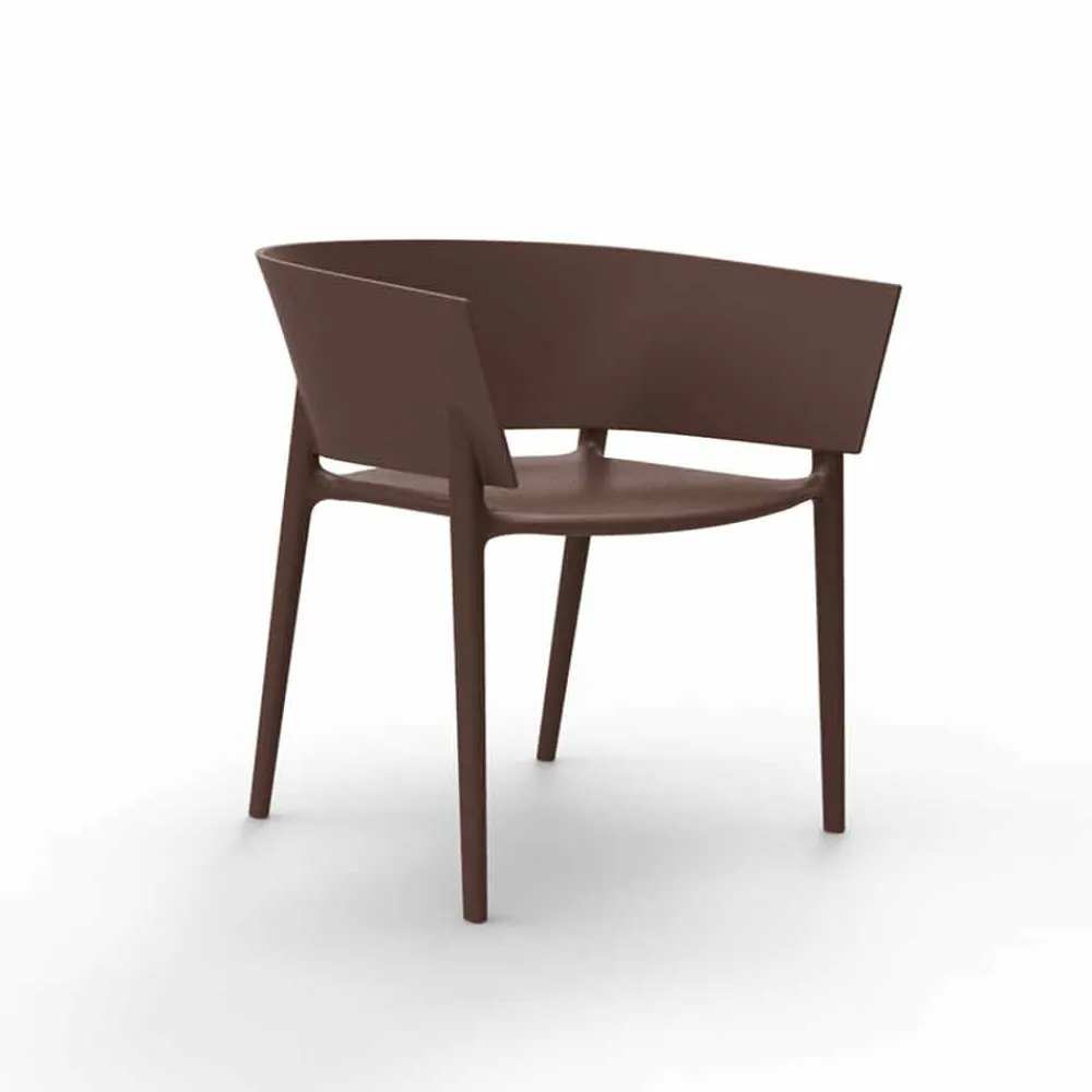 Vondom Sessel Kunststoff-Outdoor Sessel Designer Eugeni Quitllet, Afrika Kollektion von , 4 Stück