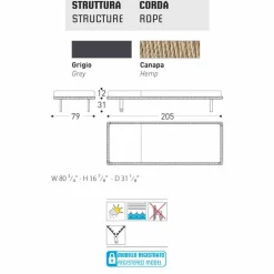 Varaschin Sonnenliegen-Outdoor Sonnenliege Babylon