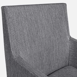 Viadurini in the Garden Gartenstühle Metall-Outdoor Stuhl gepolstert in Stoff mit Aluminiumbeinen, 4 Stück - Nia