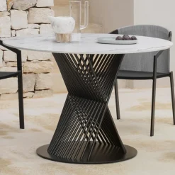 Viadurini in the Garden Gartentische Aus Aluminium-Outdoor-Esstisch aus Aluminium und Steinzeugplatte Made in Italy - Donovan