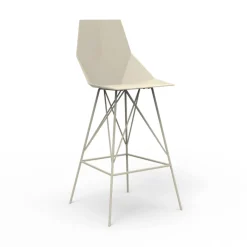 Vondom Outdoor Hocker-Outdoor-Hocker H 102 cm Faz von aus Polypropylen und Stahl, 4 Stück