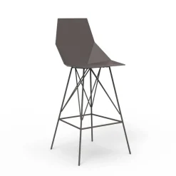 Vondom Outdoor Hocker-Outdoor-Hocker H 102 cm Faz von aus Polypropylen und Stahl, 4 Stück