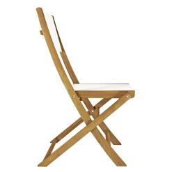 Viadurini in the Garden Gartenstühle Holz-Outdoor-Klappstuhl aus Akazienholz und Textilene - Perfect