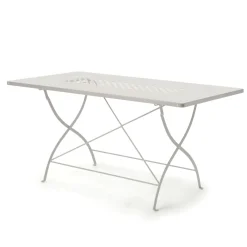 Viadurini in the Garden Gartentische Fest-Outdoor-Klapptisch aus verzinktem Stahl Made in Italy - Selvaggia