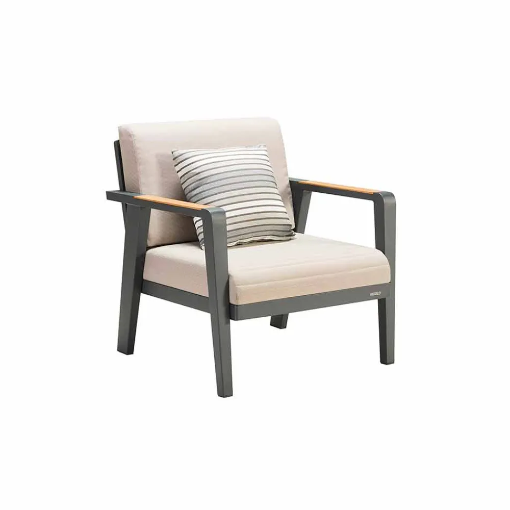 Viadurini in the Garden Garten Lounge Set-Outdoor-Komposition 3-Sitzer-Sofa, 2 Sessel und Couchtisch - Moira