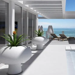 Viadurini in the Garden Lichtmöbel-Outdoor-Leuchtvase aus Polyethylen mit LED-Licht Made in Italy - Boba