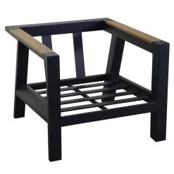 Viadurini in the Garden Garten Lounge Set-Outdoor-Lounge aus Aluminium mit Details aus brasilianischem Teakholz - Tagebuch