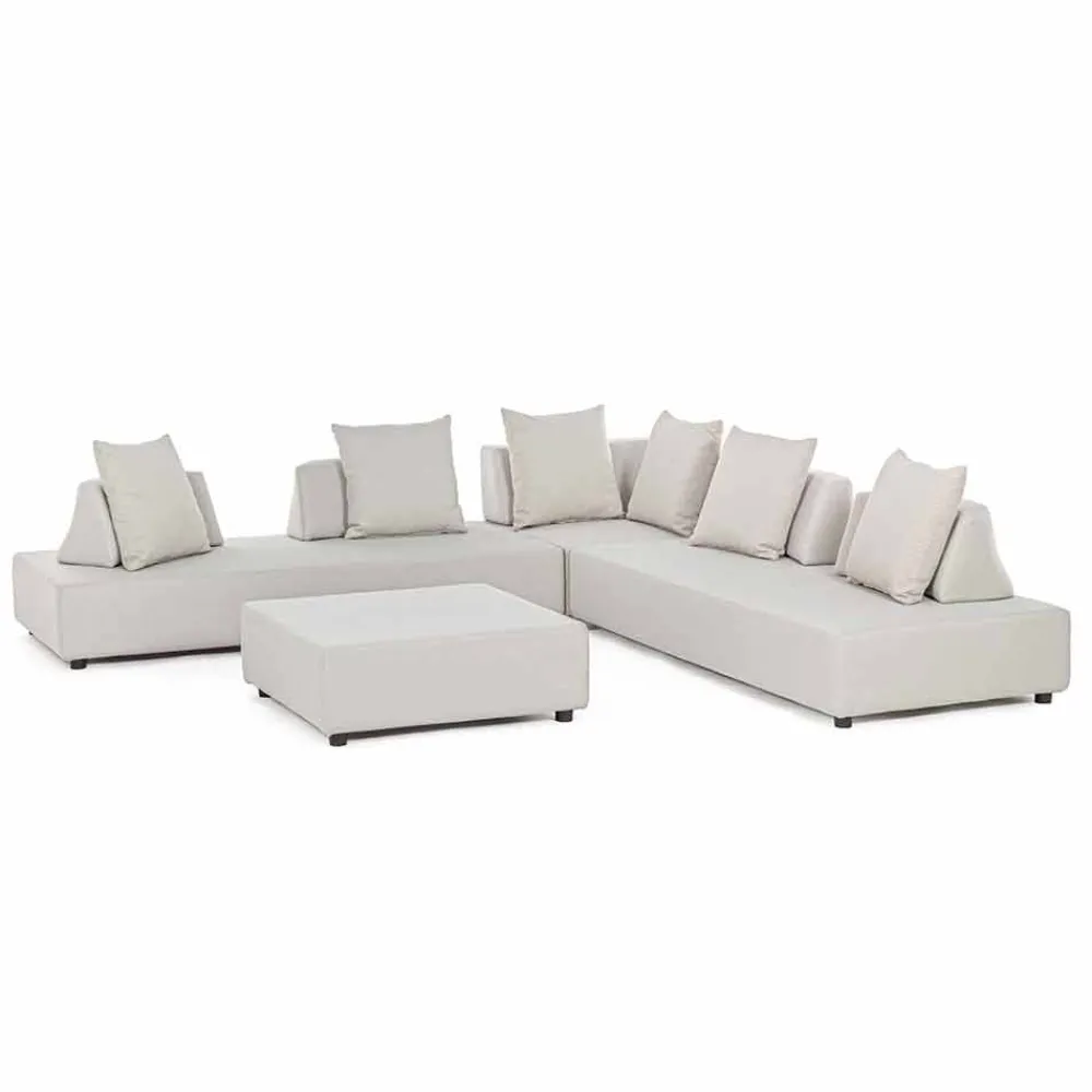 Viadurini in the Garden Garten Lounge Set-Outdoor-Lounge mit modernem Design in Homemotion-Stoff - Benito