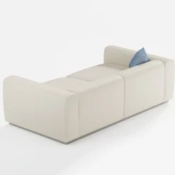 Viadurini in the Garden Gartensofas-Outdoor-Schnittsofa aus marineblauem Sperrholz Made in Italy - Bahias