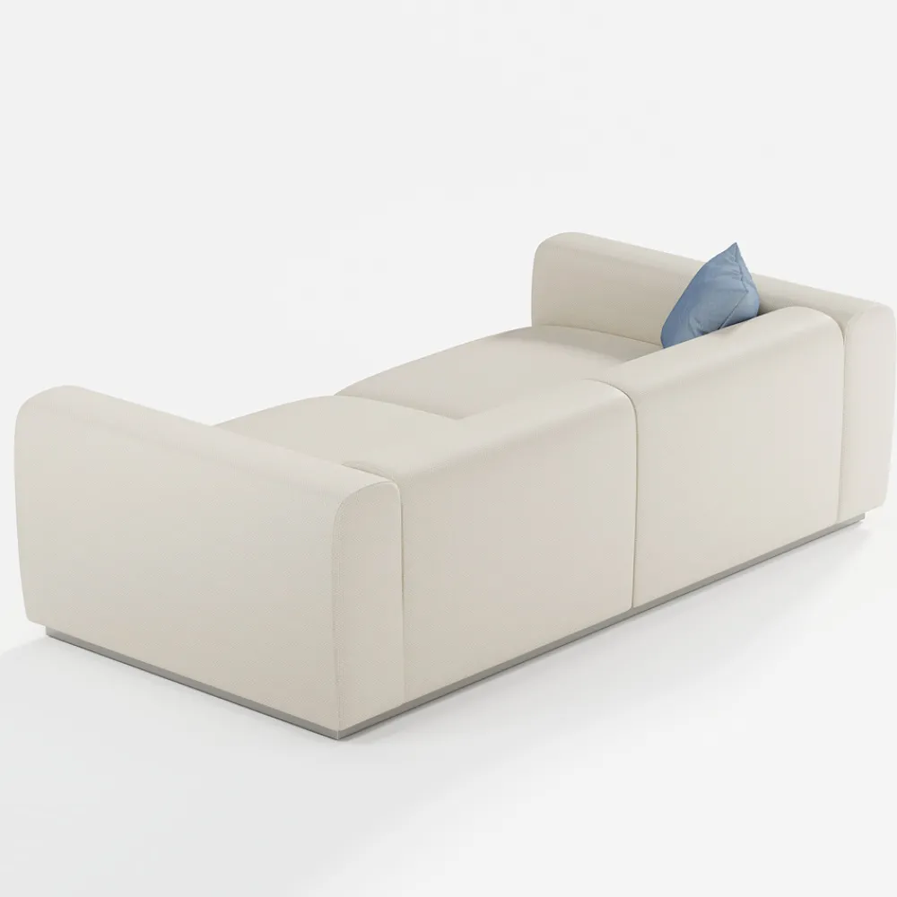 Viadurini in the Garden Gartensofas-Outdoor-Schnittsofa aus marineblauem Sperrholz Made in Italy - Bahias