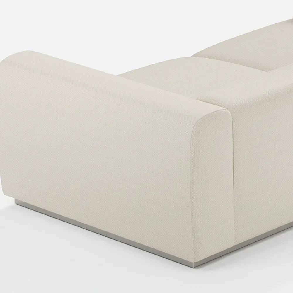 Viadurini in the Garden Gartensofas-Outdoor-Schnittsofa aus marineblauem Sperrholz Made in Italy - Bahias