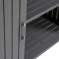 Viadurini in the Garden Gartenideen-Outdoor-Schrank aus Aluminium mit 2 Türen in verschiedenen Ausführungen - Hotel