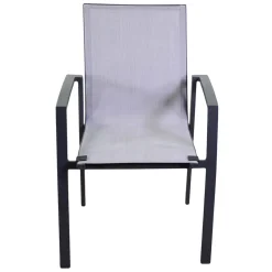 Viadurini in the Garden Metallsessel-Outdoor-Sessel aus Aluminium und Textilene - Karte