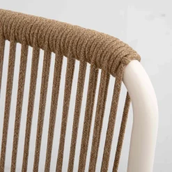 Viadurini in the Garden Metallsessel-Outdoor-Sessel aus beigem Aluminium und Terra-Seil - Luxe