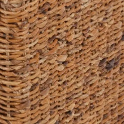 Viadurini in the Garden Sessel Rattan-Outdoor-Sessel aus natürlichem Bananengeflecht und ecrufarbenem Kissen - Dish