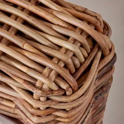 Viadurini in the Garden Sessel Rattan-Outdoor-Sessel aus natürlichem Rattan mit Kissen inklusive - Keira