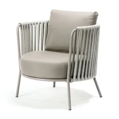 Viadurini in the Garden Metallsessel-Outdoor-Sessel aus Stahl in verschiedenen Größen und Kissen inklusive Made in Italy - Bronn