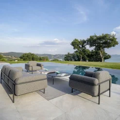 Viadurini in the Garden Metallsessel-Outdoor-Sessel aus Stahl und Polypropylen Made in Italy - Astrid