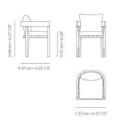 Viadurini in the Garden Holzsessel-Outdoor-Sessel aus Stoff und Holzrahmen Made in Italy - Briga