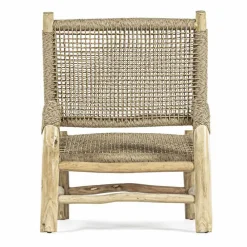 Viadurini in the Garden Holzsessel-Outdoor-Sessel aus Teakholz und Kunstfaser, 2 Stück - Tecno