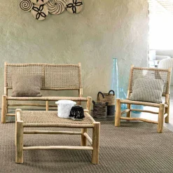 Viadurini in the Garden Holzsessel-Outdoor-Sessel aus Teakholz und Kunstfaser, 2 Stück - Tecno