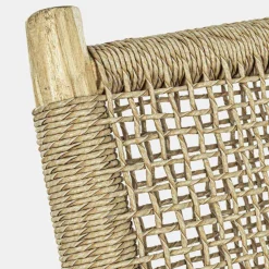 Viadurini in the Garden Holzsessel-Outdoor-Sessel aus Teakholz und Kunstfaser, 2 Stück - Tecno