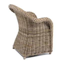 Viadurini in the Garden Sessel Rattan-Outdoor-Sessel in Kubù mit Sitzkissen - Nazgul