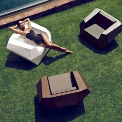 Vondom Sessel Kunststoff-Outdoor-Sessel in modernem Design aus Polyethylen, Faz von