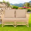 Viadurini in the Garden Gartensofas-Outdoor-Sofa aus natürlichem Rattan, inklusive Kissen, - Bellaria