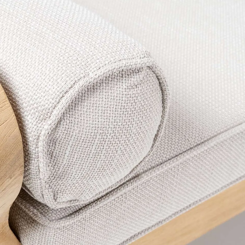 Viadurini in the Garden Gartensofas-Outdoor-Sofa aus natürlichem Teakholz und Kissen - Circe