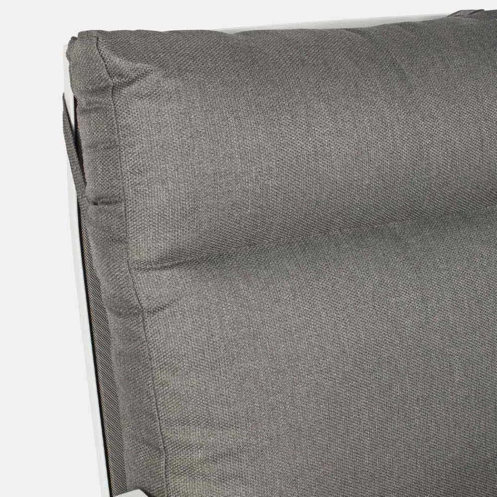 Viadurini in the Garden Gartensofas-Outdoor-Sofa aus Stoff und Aluminium mit verstellbarer Rückenlehne - Nathy