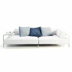 Viadurini in the Garden Gartensofas-Outdoor-Sofa gepolstert in modernem Design Stoff Made in Italy - Arkansas